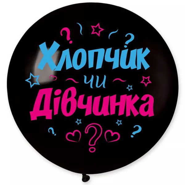 Ø 65 см Гендерна кулька "Хлопчик чи дівчинка"