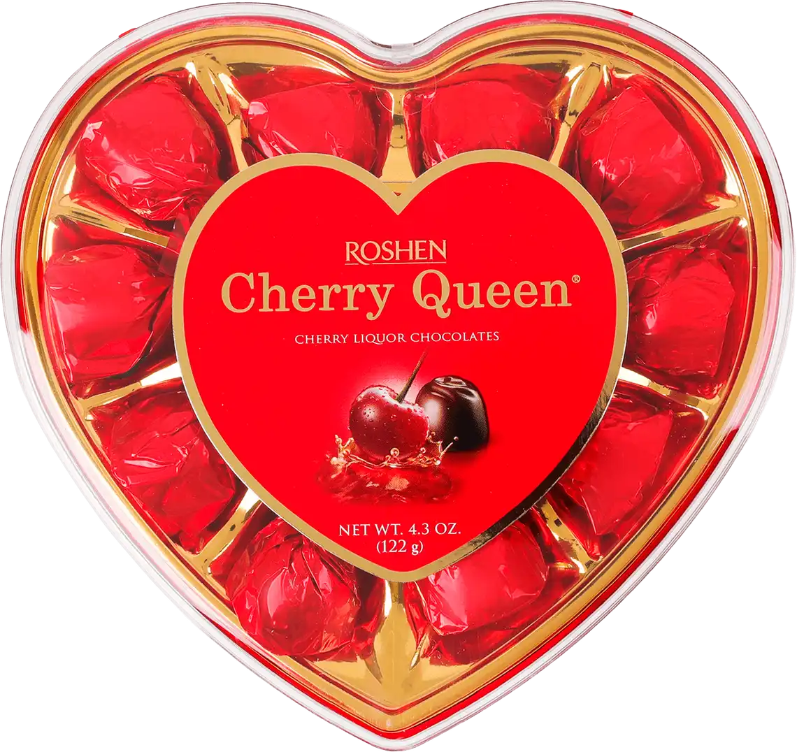 Конфеты Roshen Cherry Queen вишня в ликере 122 г