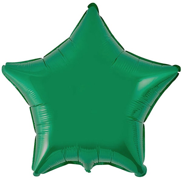 Звезда Металлик зелёная 