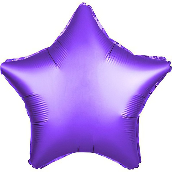 Звезда Сатин фиолетовая