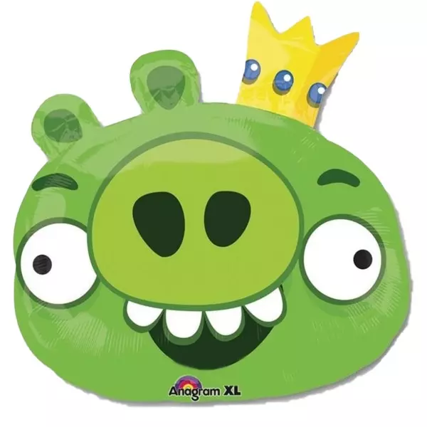 Фольгована фігура "Angry Birds" зелена